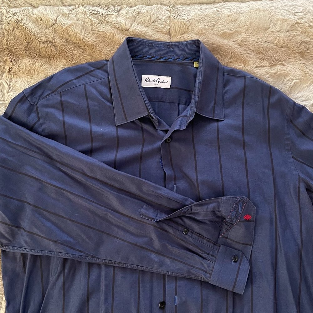 Robert Graham Mens Long Sleeve Shirt Size XL